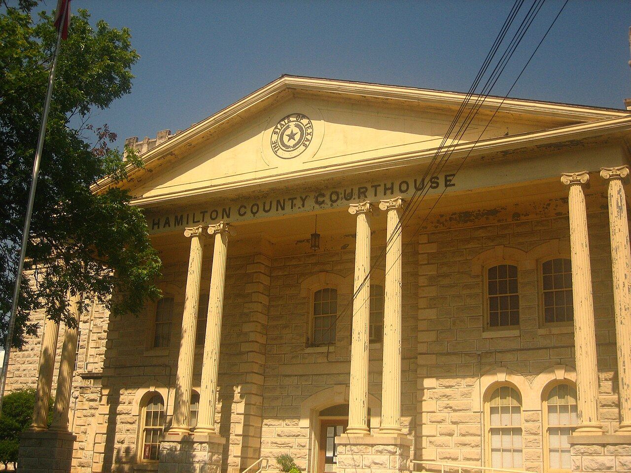 Hamilton County courthouse, Texas