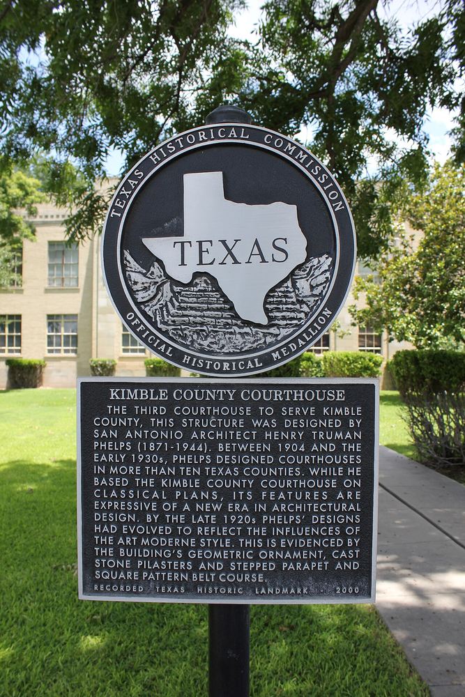 Kimble County courthouse, Texas