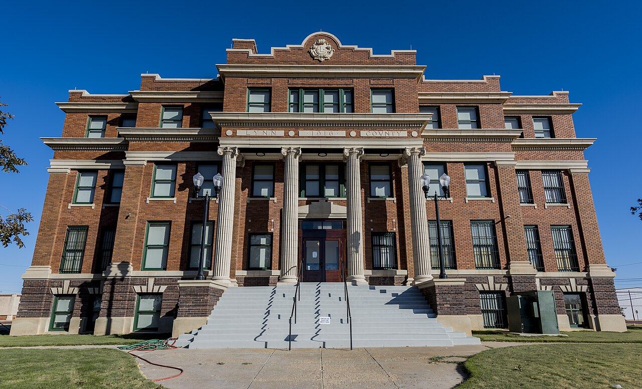 Lynn County courthouse, Texas