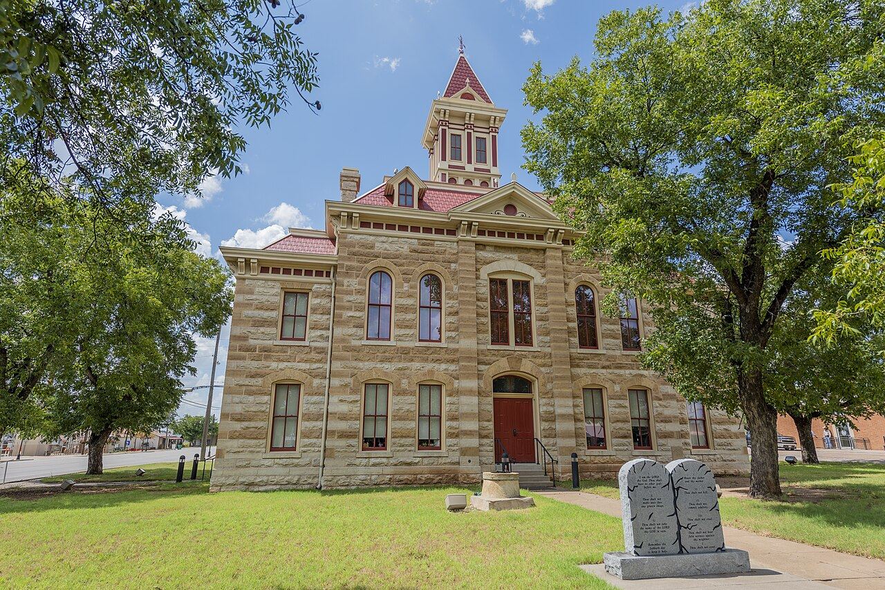 Throckmorton County courthouse, Texas